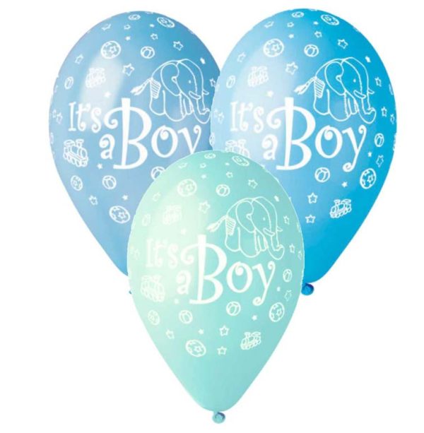 12" Μπαλόνι Its a boy ελεφαντάκι