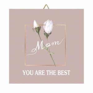 Ξύλινο καδράκι Best Mom