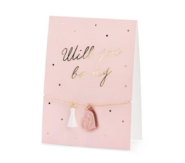 Κάρτα με Βραχιόλι Will you be my Maid of Honor