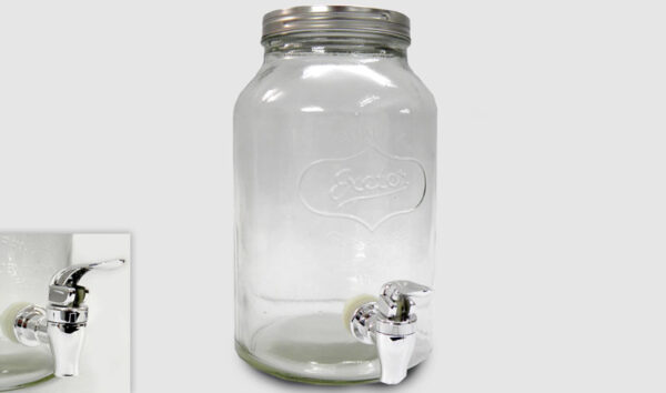 ΒΑΖΟ ΓΥΑΛΙΝΟ ΜΕ ΒΡΥΣΑΚΙ 5L 18x30cm 0503125