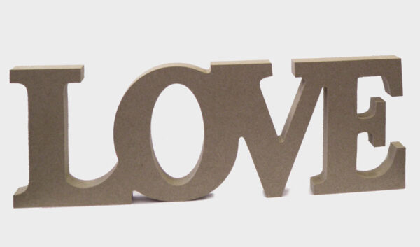 ΞΥΛΙΝΟ LOVE MDF 31x11cm 0519381