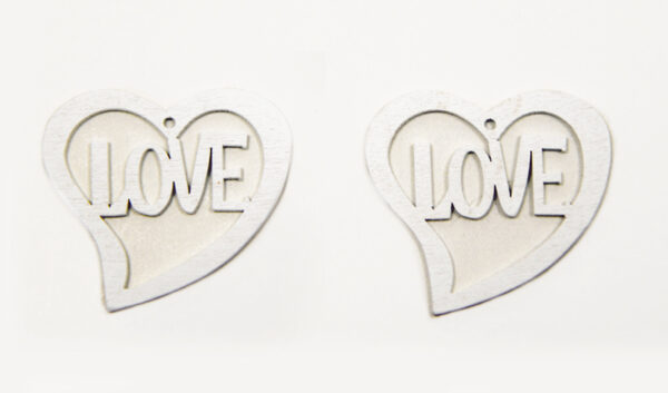 ΞΥΛΙΝΗ ΚΑΡΔΙΑ LOVE 4.5x4.5cm 0519573