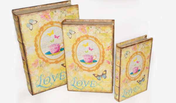 ΚΟΥΤΙ ΒΙΒΛΙΟ LOVE ΔΕΡΜΑ 3/ΣΕΤ 0621062