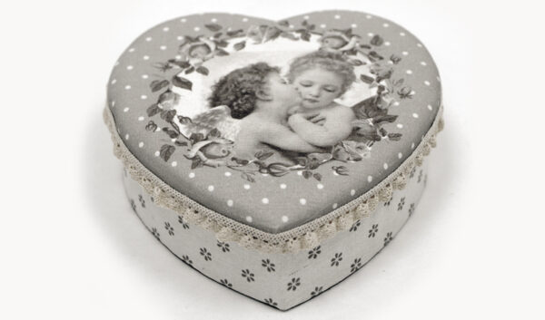 ΚΟΥΤΙ ΚΑΡΔΙΑ ΒΑΜΒΑΚΕΡΟ ΑΓΓΕΛΟΣ 19.5x7cm 17-2037 0621136