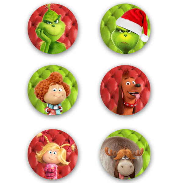 Χριστουγεννιάτικες Κονκάρδες Grinch(6 τεμ)