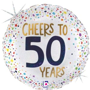 18″ Μπαλόνι Cheers To 50 Years