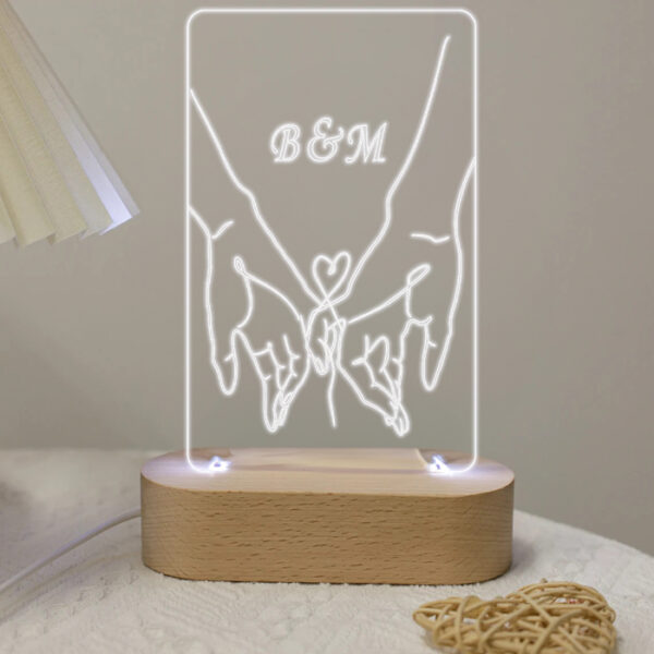 Φωτιστικό led plexiglass - Take my hand