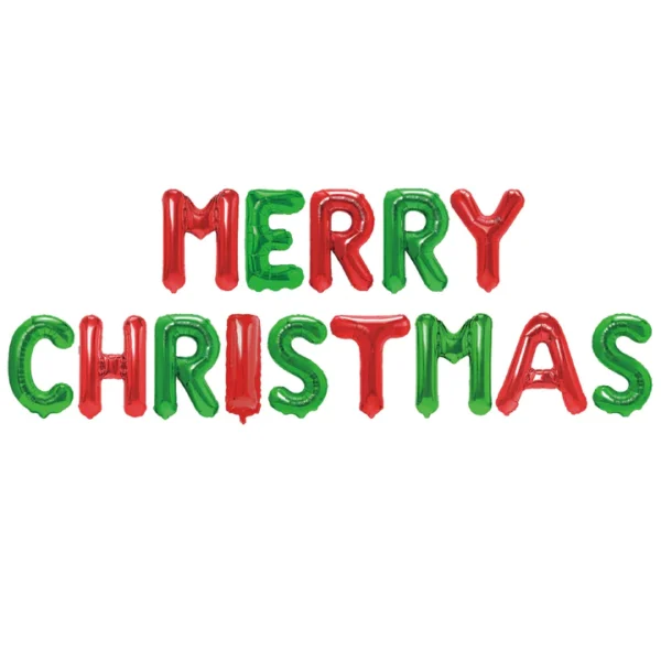 Μπαλόνια φράση Merry Christmas
