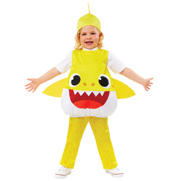 Παιδική Στολή Baby Shark κίτρινο