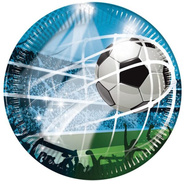 Πιάτα φαγητού Ποδόσφαιρο - Soccer Fans (8 τεμ)