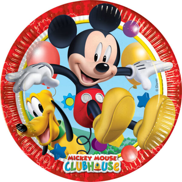 Πιάτα φαγητού Playful Mickey Mouse (8 τεμ)