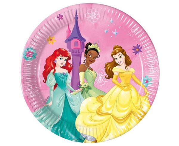 Πιάτα γλυκού Πριγκίπισσες Disney (8 τεμ)