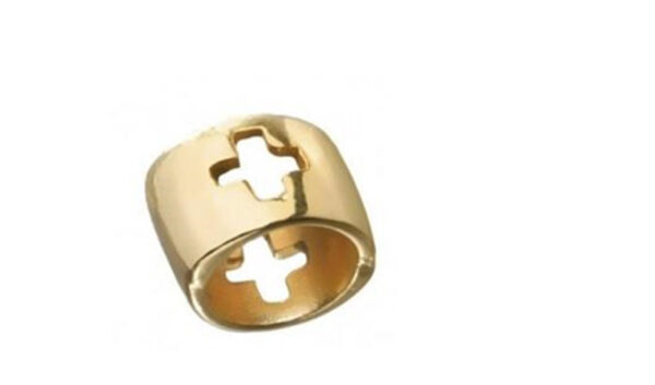 New metal cross Size:0.8*0.8cm 0518060