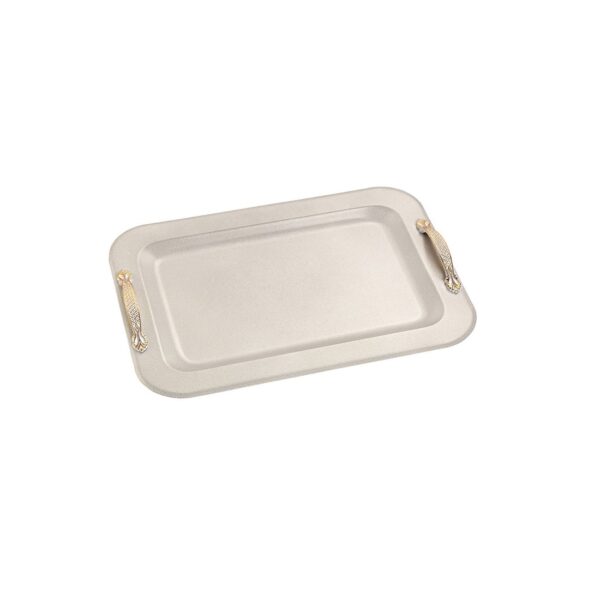 ΔΙΣΚΟΣ INOX vfΚΔ 2144 ΧΡΩΜΑ ΛΕΥΚΟ - ΧΡΥΣΟ 43x30cm