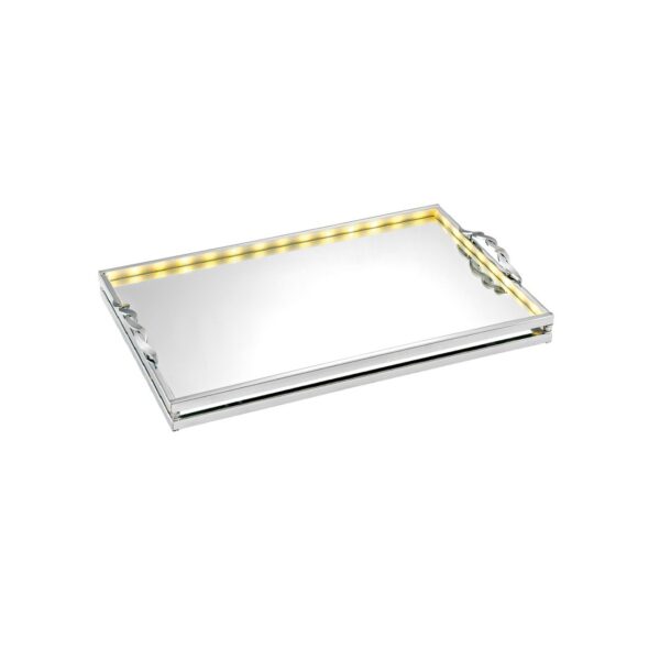 ΔΙΣΚΟΣ ΜΕ LED & ΚΑΘΡΕΠΤΗ vfΚΔ 1091 ΧΡΩΜΑ ΙΝΟΞ