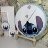 Λαμπάδα Stitch σετ με ρολόι τοίχου